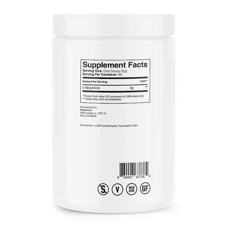 L-Glutamine Powder - Unflavored (60 Servings)