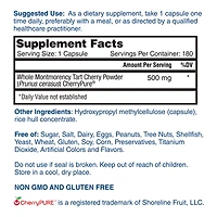 Tart Cherry - 180 Capsules (180 Servings)