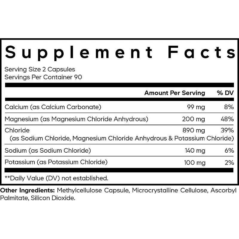 Keto Electrolytes - 180 Capsules (90 Servings)