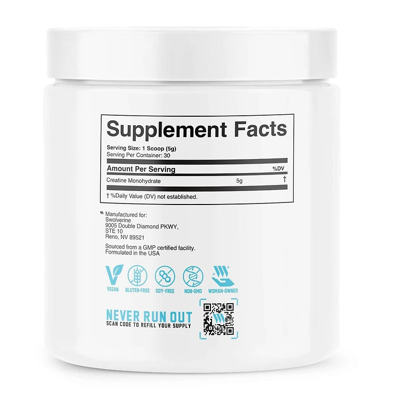 Creatine Monohydrate (30 Servings)