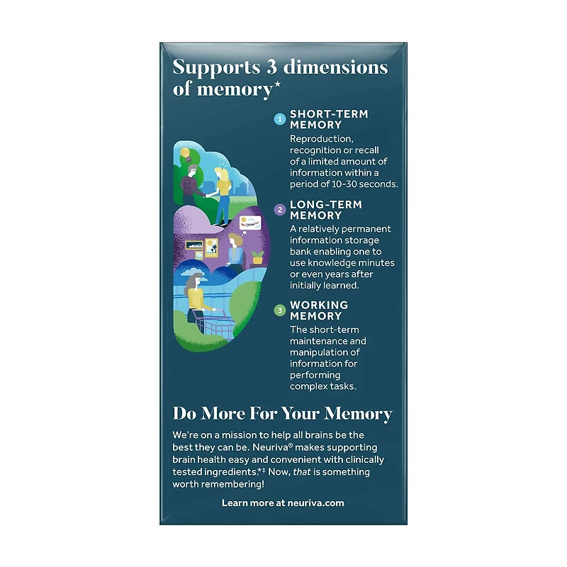 Brain Health* Memory 3D - 30 Capsules (30 Servings)