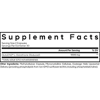 Liposomal Glutathione 1,000mg - 60 Capsules (30 Servings)