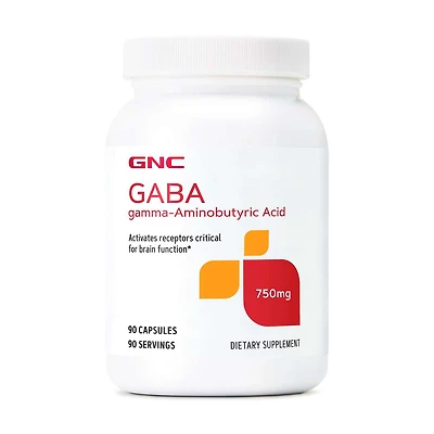 GABA - 750 mg - 90 Capsules (90 Servings)