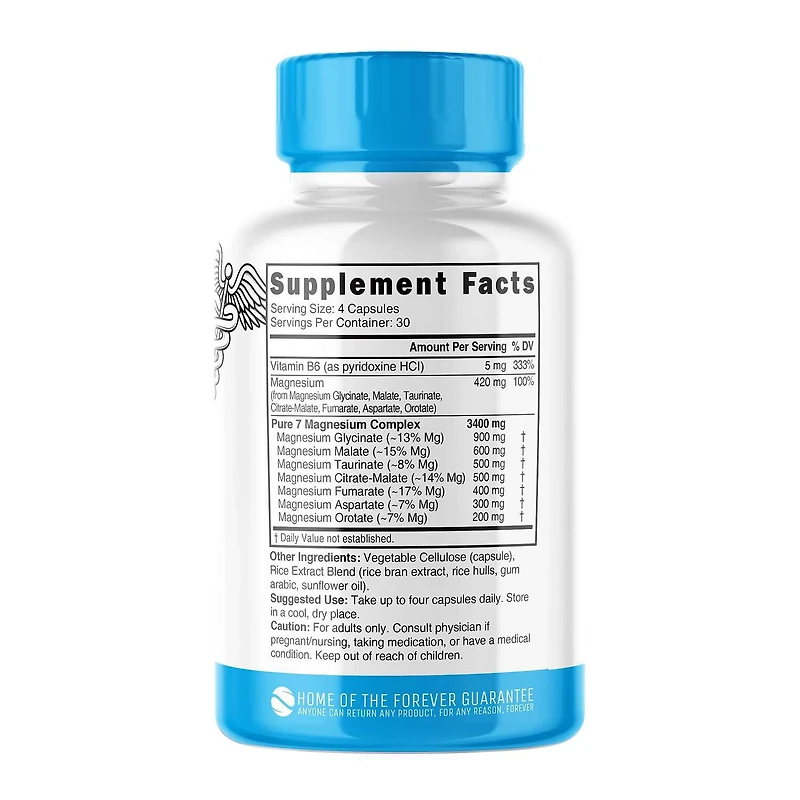 Magnesium Complex - 120 Vegan Capsules (30 Servings)