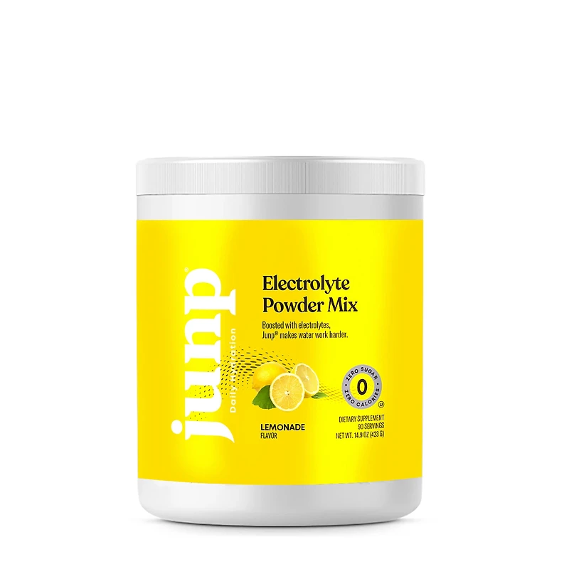 Junp Electrolyte Powder Mix Vegan - Lemonade (90 Servings) Zero Sugar