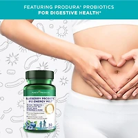 Blueberry Probiotic B12 Energy Melt - 30 Tablets (30 Servings)