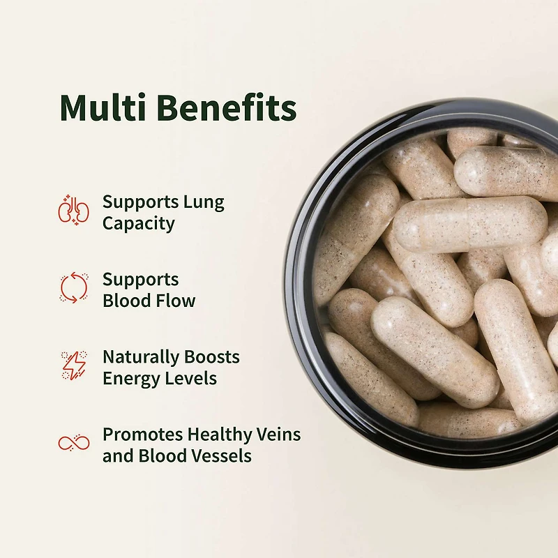Nitric Oxide Booster - 60 Capsules (30 Servings)