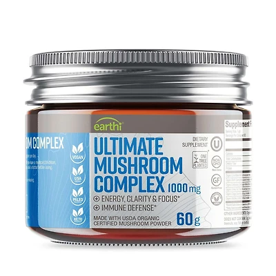 Ultimate Mushroom Complex 1000mg - 60g (60 Servings)