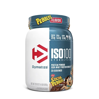 Dymatize Iso100 Hydrolyzed - Cocoa Pebbles (20 Servings) 1.4 lbs.