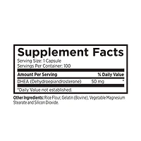 DHEA 50 - 100 Capsules (100 Servings)