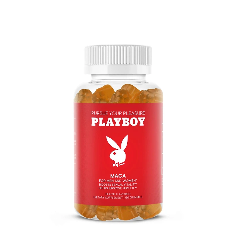 Avid Playboy: Maca Vegan - Peach 60 Gummies (30 Servings)