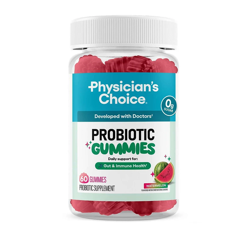 Probiotic Gummies - Watermelon - 60 Gummies (30 Servings)