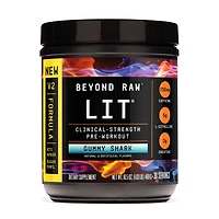 Beyond Raw Lit V2 Pre-Workout - Gummy Shark (30 Servings)
