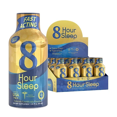Vitamin Energy 8 Hour Sleep Liquid Supplement - Berry 1.93 Oz. (12 Bottles)
