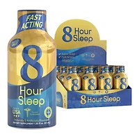 8 Hour Sleep Liquid Supplement - Berry - 1.93 oz. (12 Bottles)