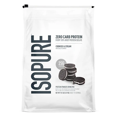 Isopure Zero Carb - Cookies and Cream (55 Servings) 7.5 lbs.