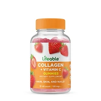 Lifeable Collagen and Vitamin C - 60 Gummies (30 Servings)