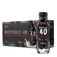 GNC AMP Whey Proteinbolic 40 Gluten-Free - Vanilla 14Oz. (12 Bottles)