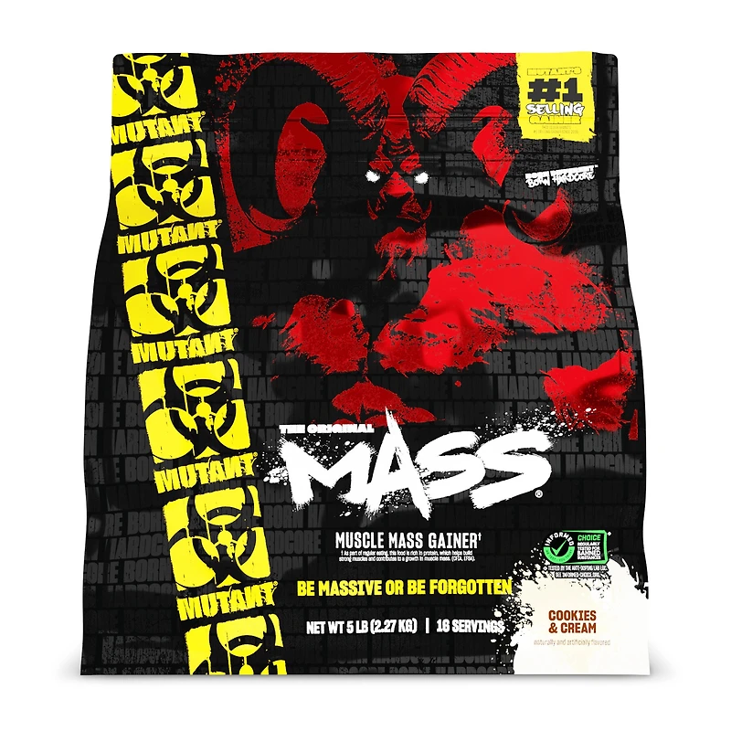 Mutant Mass Gainer - Cookies & Cream (16 Servings)