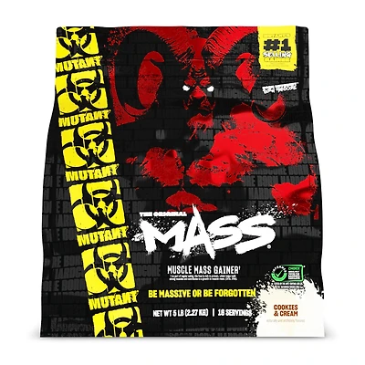Mutant Mass Gainer - Cookies & Cream (16 Servings)