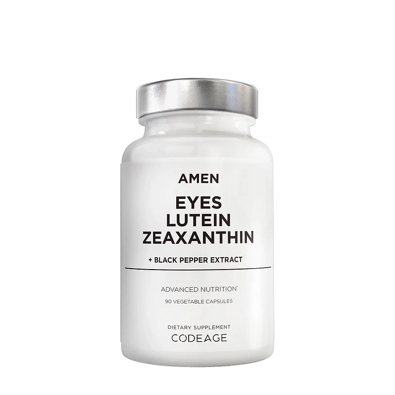 AMEN Eyes Lutein Zeaxanthin and Black Pepper - 90 Capsules (90 Servings)