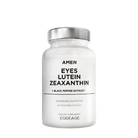 AMEN Eyes Lutein Zeaxanthin and Black Pepper - 90 Capsules (90 Servings)