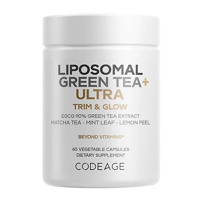 Liposomal Green Tea+ ULTRA Trim & Glow - 60 Vegetable Capsules (30 Servings)