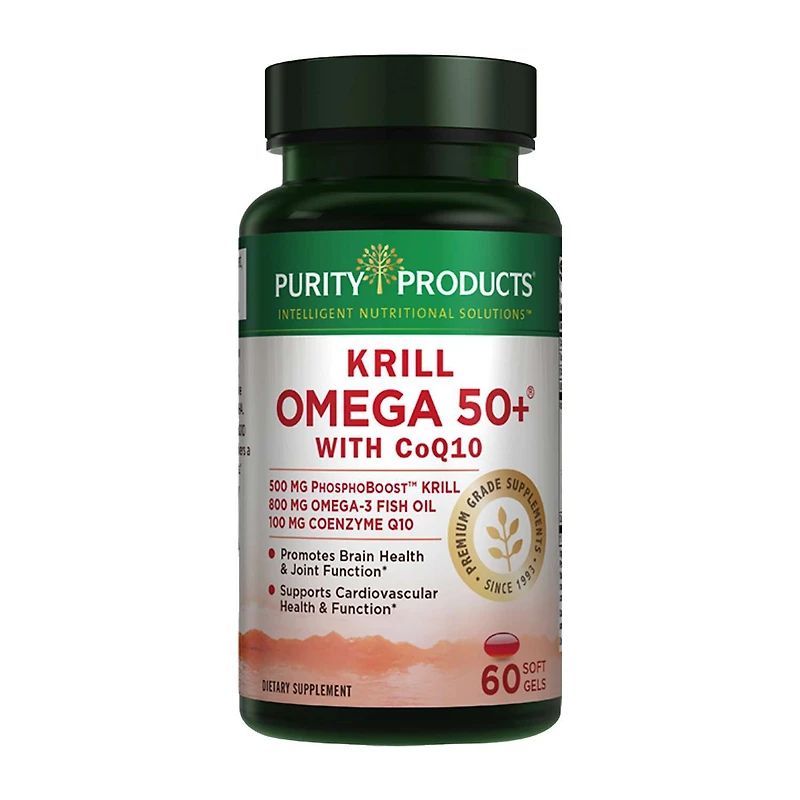 Krill Omeg50+ With Coq10 - 60 Softgels (30 Servings)