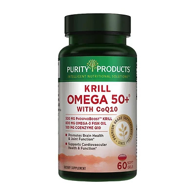 Krill Omeg50+ With Coq10 - 60 Softgels (30 Servings)