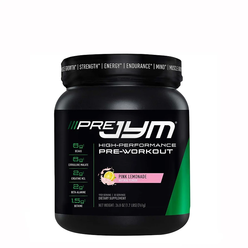 Jym Pre Pre-Workout - Pink Lemonade (30 Servings)
