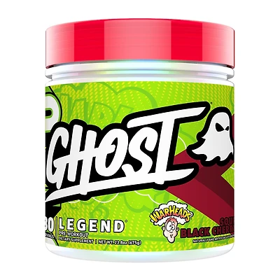 GHOST Legend V4 Pre-Workout Vegan - Warheads Sour Black Cherry (30 Servings)