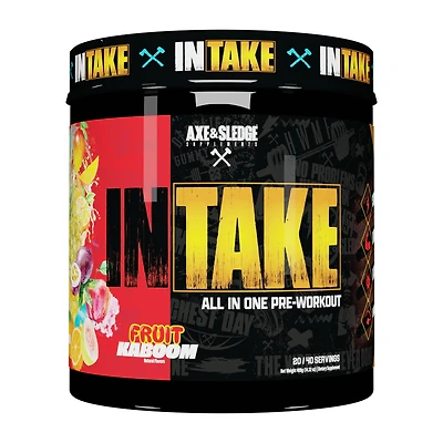 Axe & Sledge Supplements Intake All-In-One Pre-Workout - Fruit Kaboom (40 Servings)