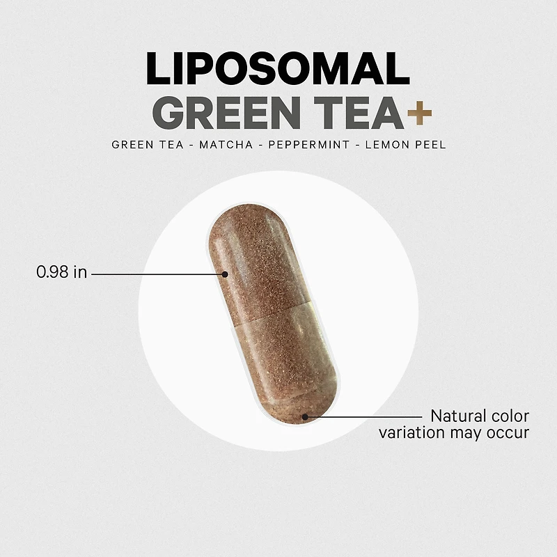 Liposomal Green Tea+ Trim & Glow - 60 Vegetable Capsules (30 Servings)