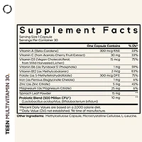 Teen Multivitamin - 30 Vegetable Capsules (30 Servings)