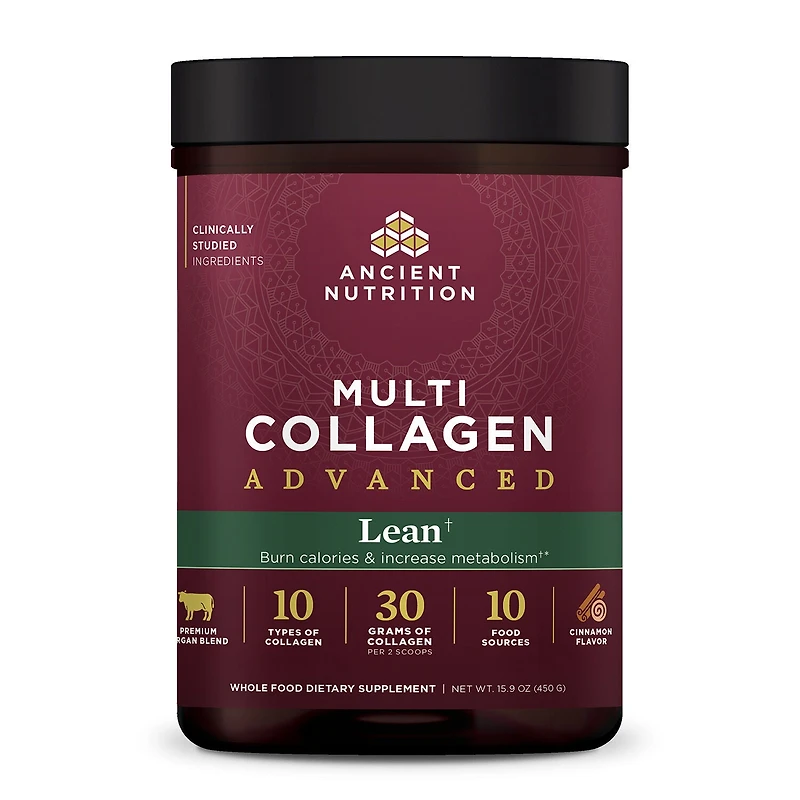 Ancient Nutrition Multi Collagen Advanced Healthy - Cinnamon (25 Servings)