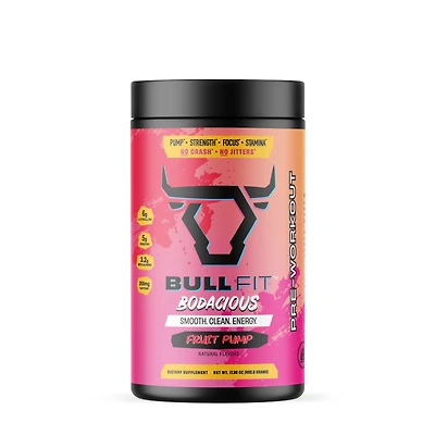 Bullfit Bodacious Pre-Workout - Fruit Pump (20 Servings)