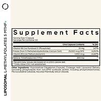Liposomal L-Methylfolate - 60 Vegetable Capsules (60 Servings)