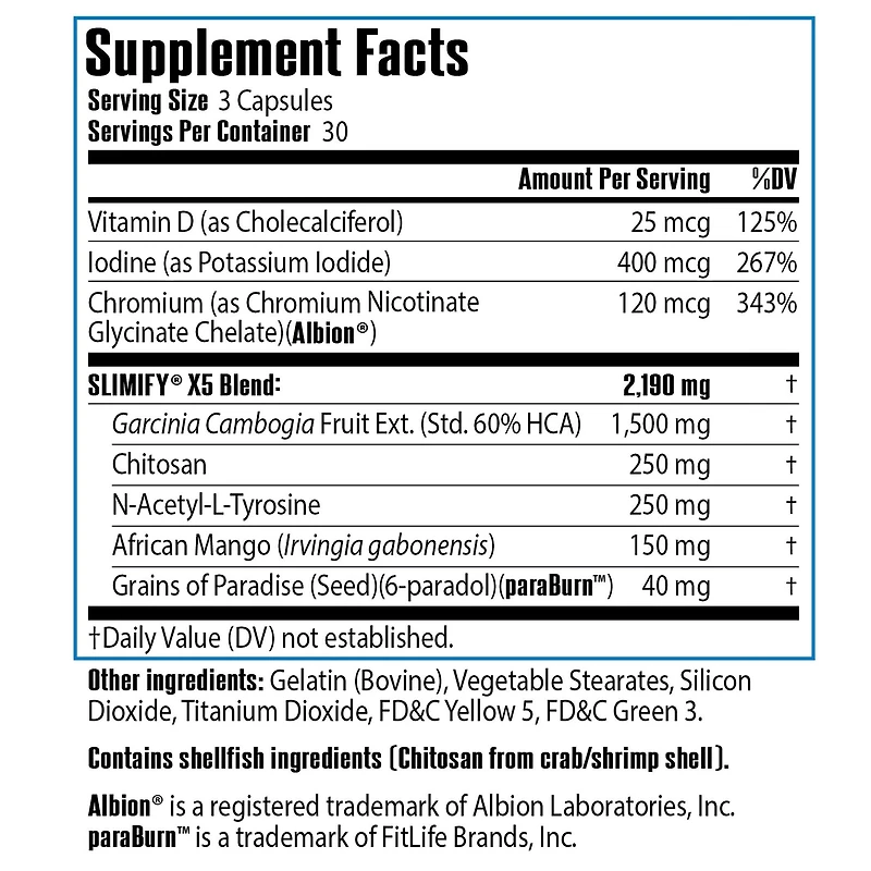 Slimify® Advanced Stimulant Free Weight Loss Support - 90 Capsules (30 Servings)