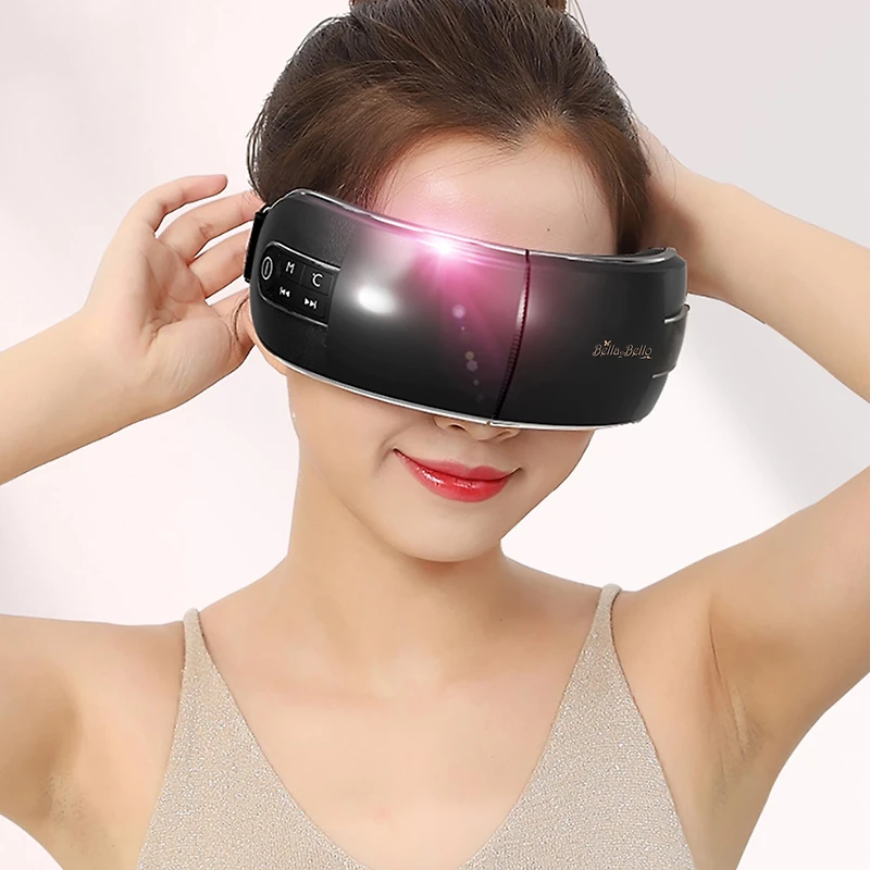 Bluetooth 3D Eye Massager - Black