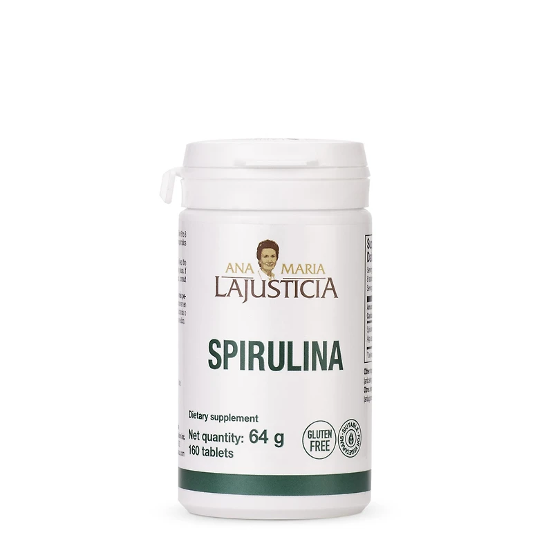 Ana Maria LaJusticia Spirulina - 160 Tablets (20 Servings)