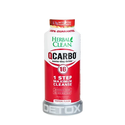 Herbal Clean Qcarbo16 Healthy - Tropical 16 Oz. (1 Serving)