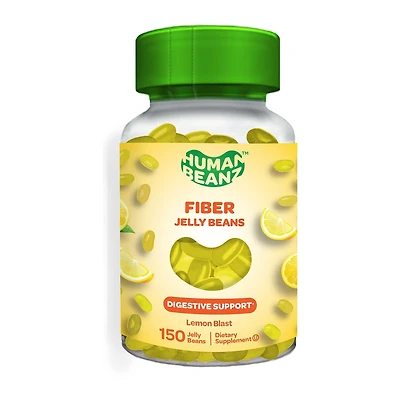 Fiber Jelly Beans - Lemon Blast - 150 Jelly Beans (30 Servings)