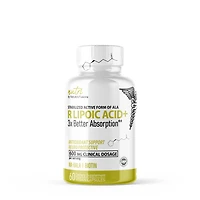 Nature's Fusions R Lipoic Acid Plus 600Mg Healthy - 60 Vegan Capsules (30 Servings)