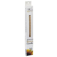 Wally's Natural Products All Beeswax Candle - 2 Candles