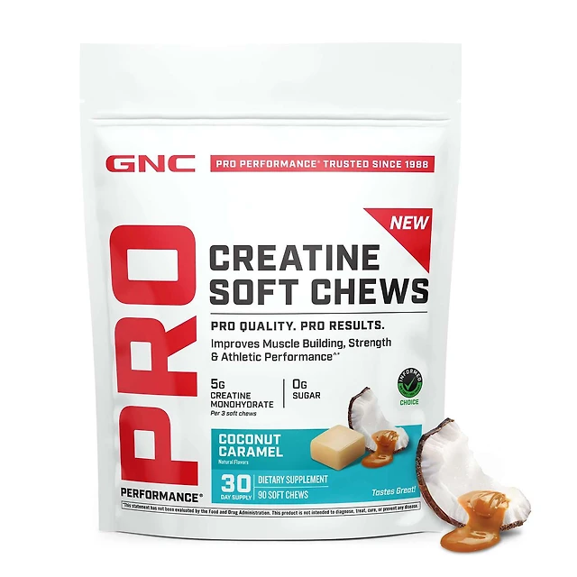 Creatine Soft Chews - Coconut Caramel (30 Servings)