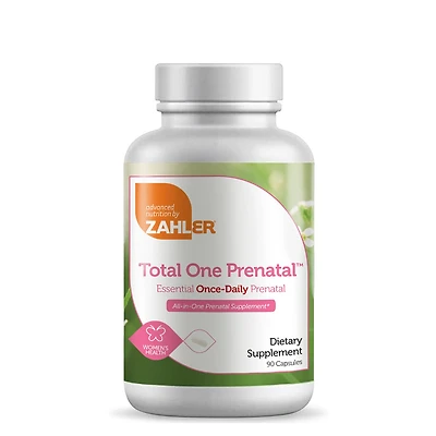 ZAHLER Total One Prenatal - 90 Capsules (90 Servings)