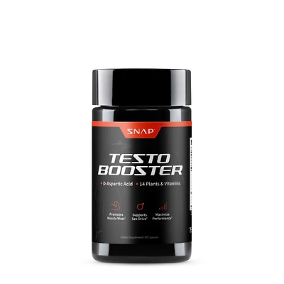 SNAP Supplements Testo Booster - 90 Capsules (30 Servings)