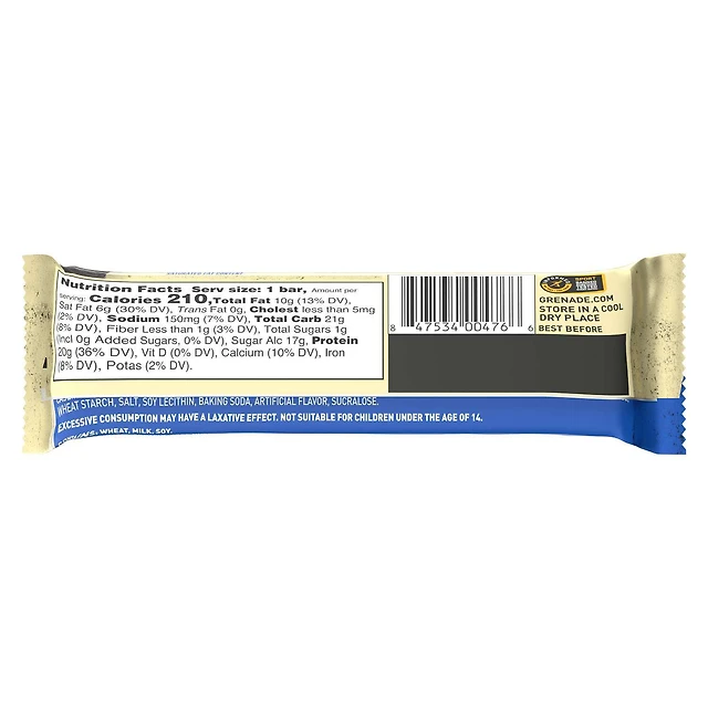 Protein Bar - Oreo (12 Bars)