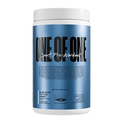 101 One Of One Sport Pre-Workout - Blue Razz Cotton Candy (30 Servings)