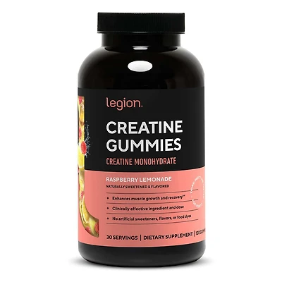 Creatine Gummies - Raspberry Lemonade 120 (30 Servings)